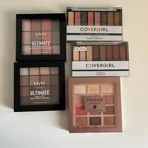 Five brand new drugstore eyeshadow palettes